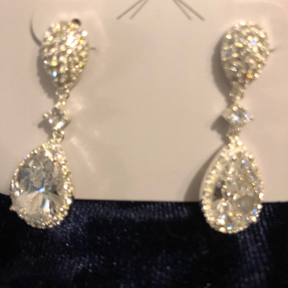 Tear Drop Chandelier Earrings